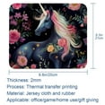 thumbnail image 3 of Unicorn Mouse Pad for Laptop Wireless Mouse Home Office Travel, Portable & Washable, 3 of 7