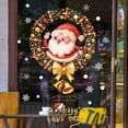 thumbnail image 2 of Pegatina de ventana de Navidad de dibujos animados, decoración de pared de vidrio, árbol de Navidad, electricidad estática, corona de Papá Noel, Feliz Navidad, 2023, 2 of 3