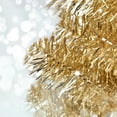 thumbnail image 3 of Gymax 6ft Pencil Artificial Christmas Tree Electroplate Pencil Tree (Champagne), 3 of 9