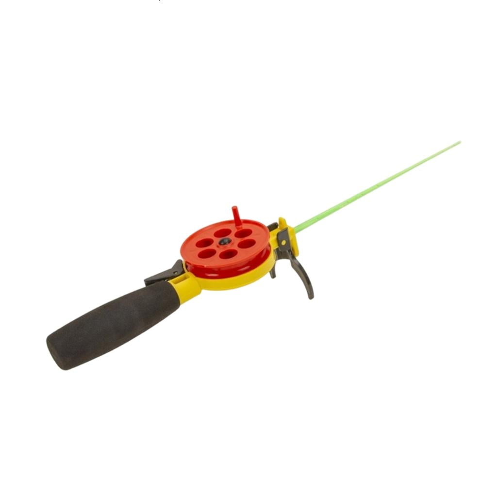 HannLk Mini Ice Fishing Rod Single-Body Carry-Light Rod for Winter Use