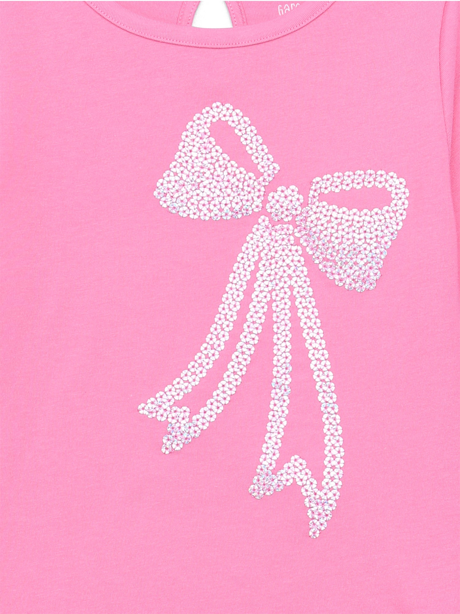 Garanimals Toddler Girl Long Cuffed Sleeve Sequin Graphic Top, Sizes 18M-5T