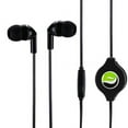 thumbnail image 6 of Retractable Earphones for Samsung Galaxy A50/A20/A10e - Headphones Hands-free Headset 3.5mm w Mic Earbuds Earpieces Microphone Q3Y, 6 of 6