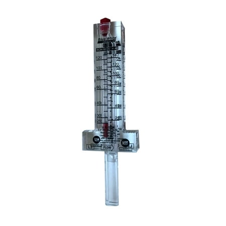 Blue-White F-30250P Flowmeter for 2-1/2" PVC Pipe, Horizontal Installation