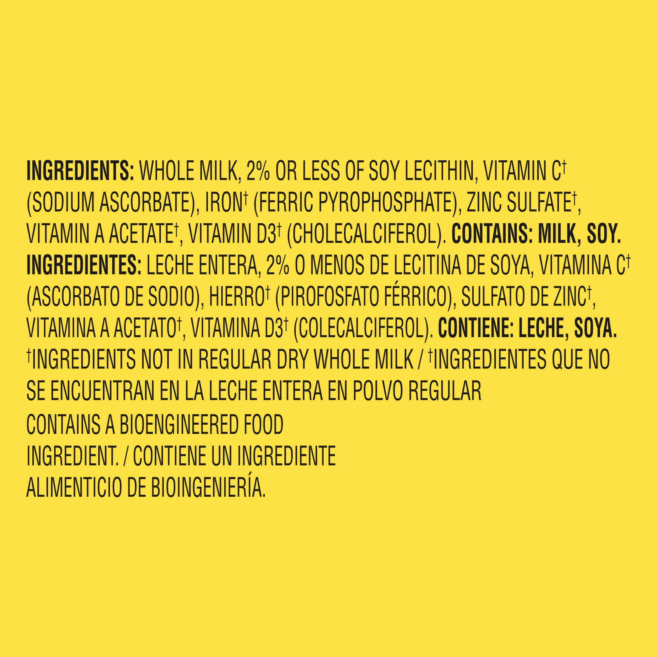 NIDO Fortificada Dry Whole Milk Powder with Vitamins A, C, D, Iron & Calcium, 12.6 oz Canister