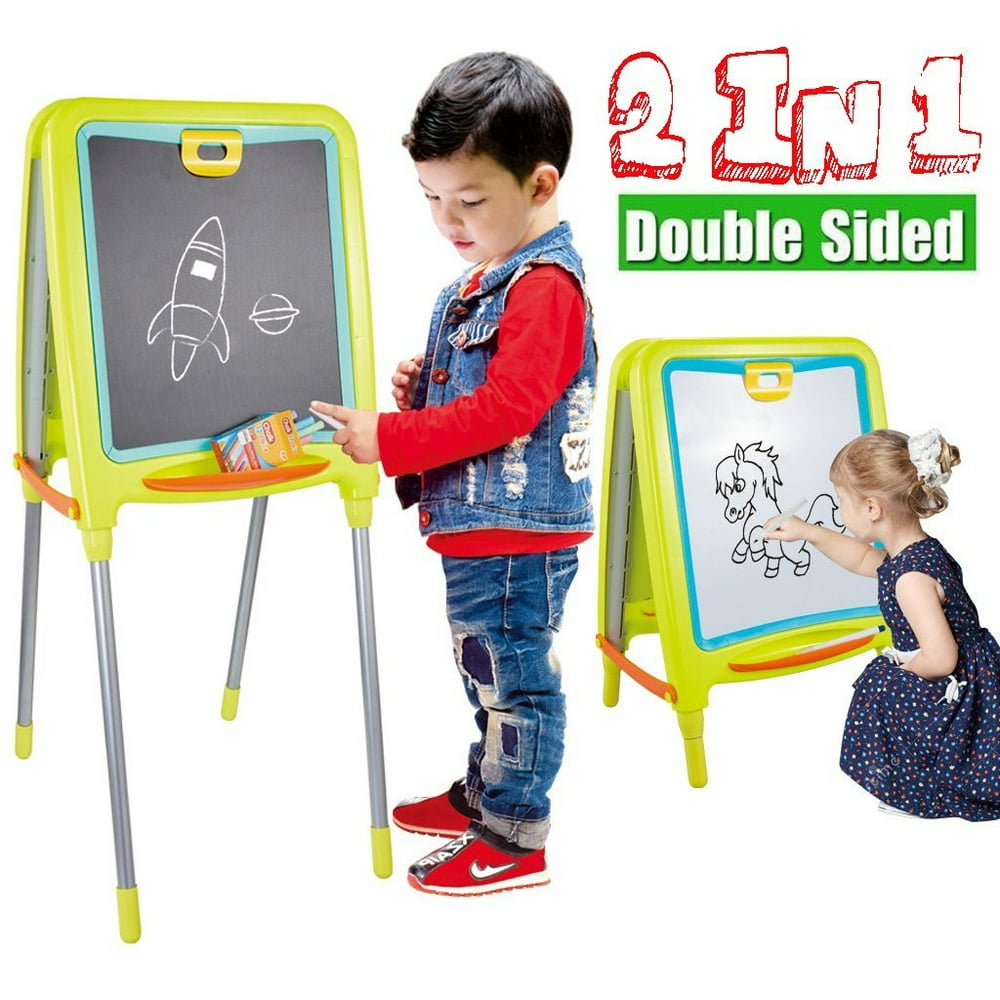 Shinehalo 2 sided easel drawing board blackboard and