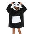 thumbnail image 2 of Très Chic Mailanda Panda Wearable Blanket Hoodie for Adult Hoodie Blanket Sweatshirt for Women and Men, 2 of 7