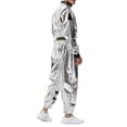 thumbnail image 4 of Button up Jumpsuits for Men Men Sexy Rompers And Jumpsuits off The Shoulder Jumpsuits for Men Elegant Jumpsuit Men Formal Jumpsuits for Men under 5 Fall Jumpsuit for Men Wedding Guest Wrap Harem, 4 of 5