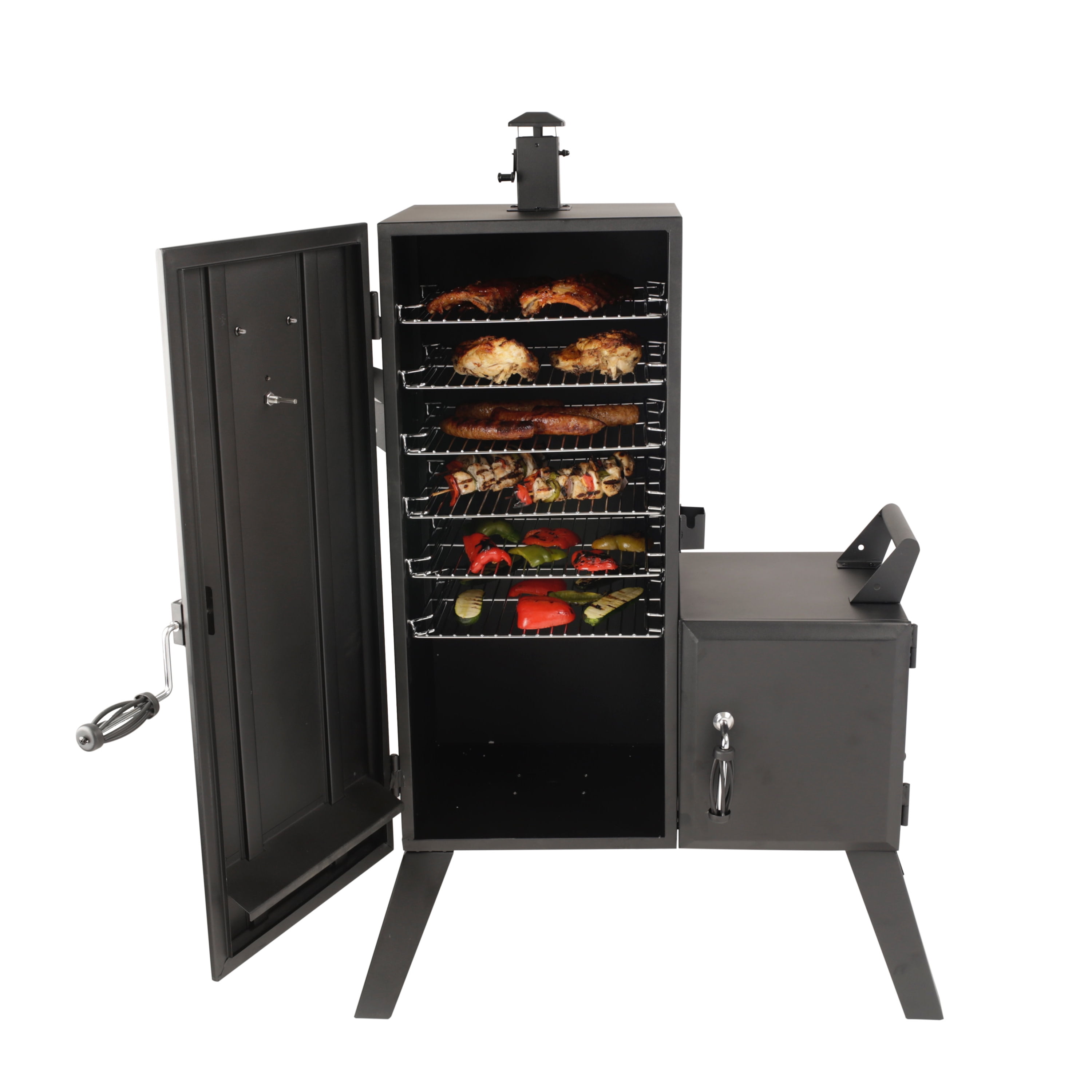 Dyna-Glo Vertical Offset Charcoal Smoker - Walmart.com - Walmart.com