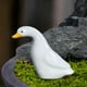 thumbnail image 4 of Estatua de pato, adorno de escritorio, mini figura decorativa creativa de resina de pato, animal blanco de pie, 4 of 7