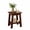 Walnut, variant on Garvee Farmhouse 2 Tiers End Table, with Storage Shelves, Walnut