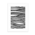 thumbnail image 1 of Marco de Fotos de escritorio Unbranded Grabado en madera Pintura línea ola textura 5x7 pulgadas, 1 of 4
