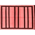 thumbnail image 1 of Ahgly Company Machine Washable Indoor Rectangle Abstract Red Modern Area Rugs, 2' x 3', 1 of 1