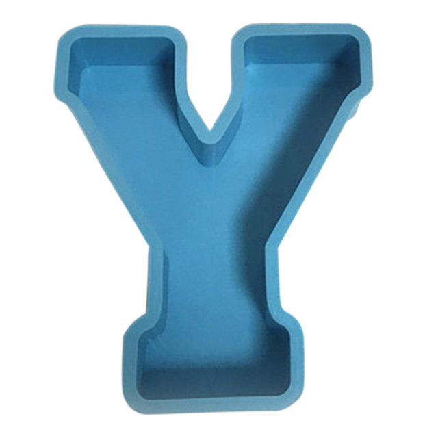 DIY Crystal Alphanumeric Cake Mold 26 English Alphanumeric Cake Silicone Mold