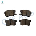 thumbnail image 3 of Set of 8 Front-Rear D537 7418 Ceramic Brake Pad Kit For 1993-2001 Honda Prelude, 3 of 6