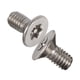 thumbnail image 3 of Tornillo De Estrella, 50 Piezas Tornillo De Estrella M4 Tornillo De Estrella De Cabeza Plana De Acero Inoxidable Tornillos De Máquina SS304 Pernos Tornillos De 7 Longitudes,, 3 of 7