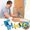 blue, variant on RuiJiao Hand-Held Carton Sealer Tape Cutter, Labor-Saving Portable Packing Assistant with Ergonomic Plastic Handle for Efficient Box Sealing