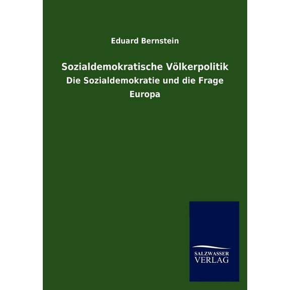 Sozialdemokratische Völkerpolitik (Paperback)