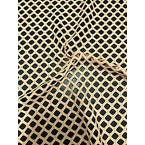 Polyester Big Diamond Mesh 15mm Hole Size 2 Ways Stretch See Through Fabric by The Yard/Bulk (Nude)
