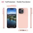 thumbnail image 5 of iPhone 15 Pro 5G 6.1" Case, Tiflook Apple iPhone 15 Pro Basic Case [Frosted] Shockproof Case Liquid Silicone Gel Rubber Soft TPU Anti-slip Bumper Thin Matte Slim Phone Case Covers ,Pink, 5 of 6