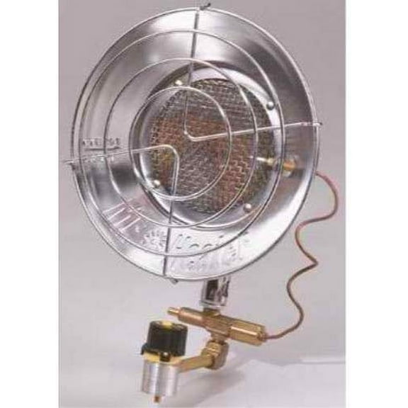 Mr. Heater Infrared Heater F273200 MH12 - 8,000-14,000 BTU, Automatic Shutoff, Silver