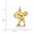 thumbnail image 2 of 14k Swimmer/diver Charm, 2 of 3