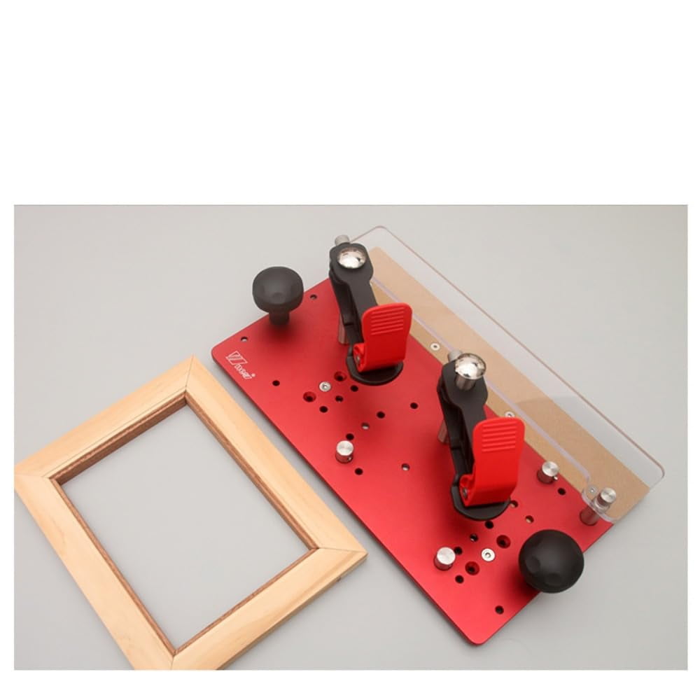Precision Router Table Rail Coping Sled Woodworking Professional Rail Guide Safety Coping Sled for Cabinet Door Joints / Drawer Fronts