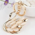 thumbnail image 5 of Swan Keychain Bling Keychains for Women Car Decor Women Keychain Swan Wallet Keychain Keychains for Backpacks European and American Miss Zinc Alloy Rhinestone Decoration, 5 of 5