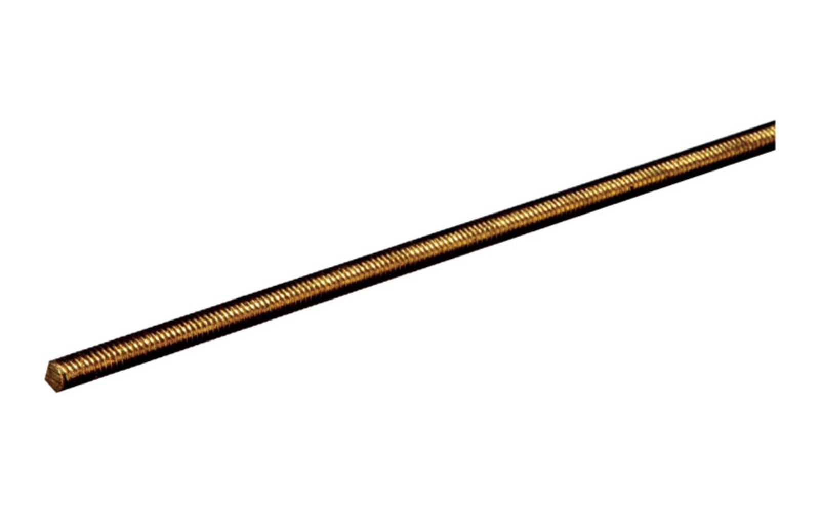 Boltmaster 5/16 in. D X 12 in. L Threaded Brass Rod 1 pk