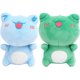 thumbnail image 1 of 2 piezas Pequeños animales de peluche colgante de pelaje de pelaje de rana animal colgante de muñecas para bolsas de llavero, 1 of 1