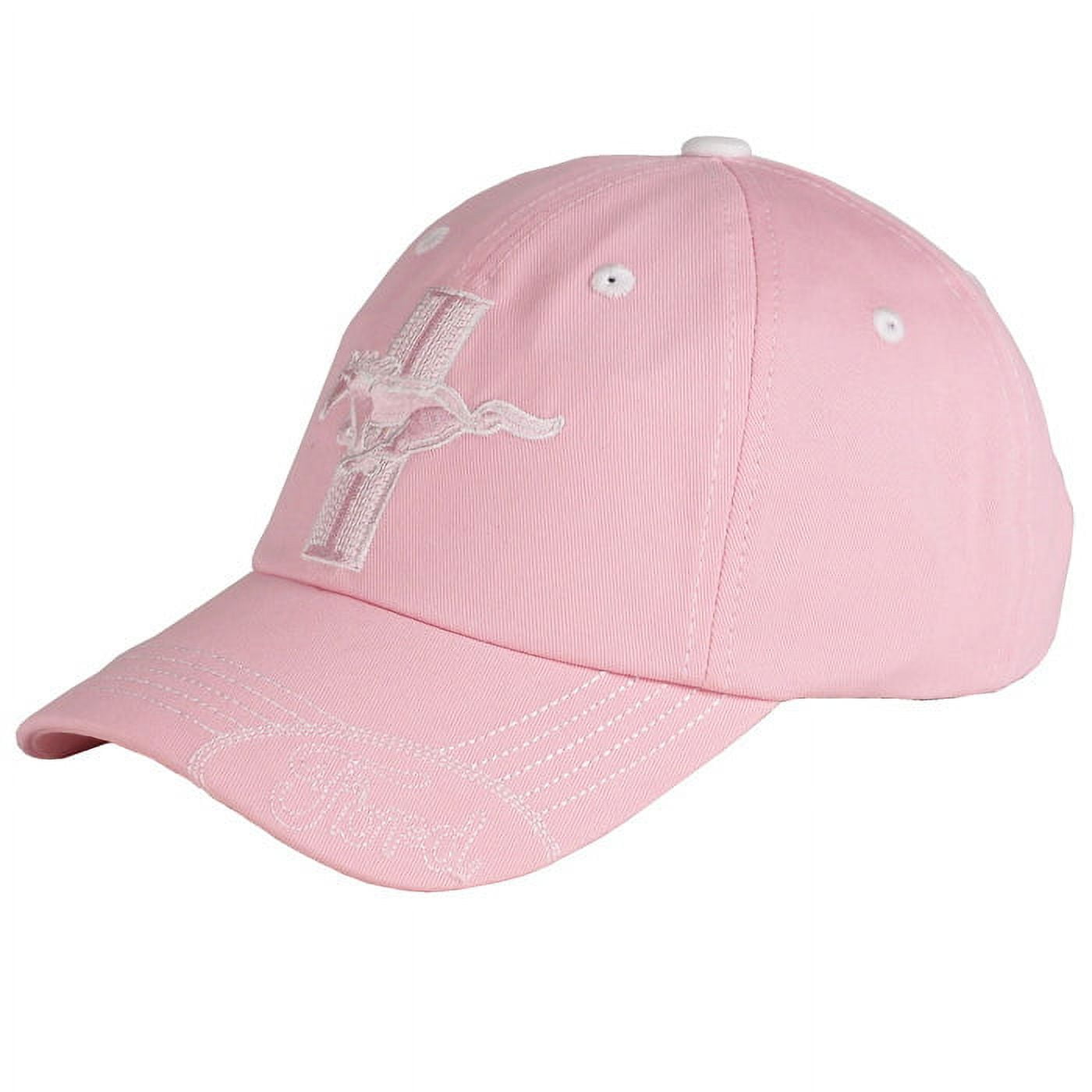 Ford Mustang Pink Unstructured Cotton Hat - Adult