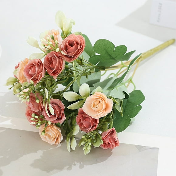 Plastics Flower, Many Artificial Flowers Bouquets for Home Weddings Multi-Purpose Decorative Flowers Available in Lots of Colors