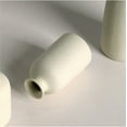 thumbnail image 5 of Set of 3 Beige Minimalist Ceramic Vases - Elegant Flower Vase - Perfect For Home Decor & Banquet Decor, 5 of 6