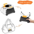 thumbnail image 5 of Toddler Portable Potty Training Seat for Kids Baby Foldable Toilet Child Travel Potty in Car Camping Potty Chair Seat for Indoor Outdoor, with 30 Disposable Bags, 5 of 9