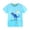 H03-Sky Blue, variant on Xudanell Boys Round Neck Shirt Cute Dinosaur Printed Tshirt Summer Play Home Short Sleeves