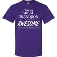 thumbnail image 3 of Inktastic Yeah My Great Grandson is Pretty Awesome T-Shirt, 3 of 5