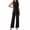 (Fashion 61)Black, variant on Aimik Womens 2 Piece Outfits Sleeveless High Neck Tank Top and Wide Leg Pants Set Summer Casual Lounge Sets for Women