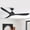 Black, variant on Parrot Uncle 56" Modern Propeller Ceiling Fan with Remote White Ceiling Fan without Light Indoor Fan for Patios Covered,