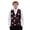 Christmas Candy Print, variant on Uorisanigo Dried Leaf Mens Vests Waistcoat with Pockets Vest for Men Casual Slim Fit Sleeveless Waistcoat Suit Vest Fashion Fit for Casual Dress Size S