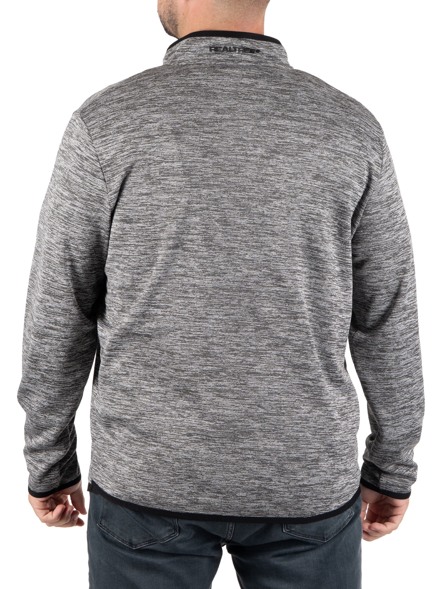 Realtree Men's Fleece Quarter Zip Pullover Sweatshirt, Sizes S-2XL