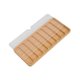 thumbnail image 5 of Organizador de correas de reloj de madera, resistente al polvo, ahorra espacio, estuche de almacenamiento para correas de reloj 9 cuadrícula, 5 of 9