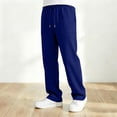 thumbnail image 6 of LILIYA Boys' Sweatpants Straight Leg Open Bottom Casual Pants Elastic Waist Drawstring Baggy Athletic Workout Joggers Sweat Pants with Pockets 2026 15-16 Years, 6 of 9