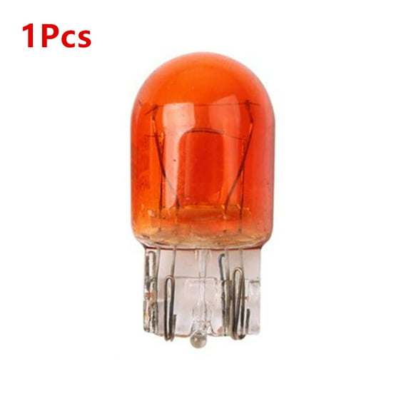 1Pcs T20 7443 Car Signal Light W21/5W 3800K Halogen Bulb Amber Color Daytime Running Lights Turn Stop Brake Tail Bulb DRL Bulbs