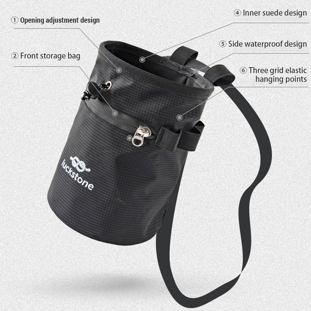 Sac De Rangement Pour Matériel D'Escalade - Tissu Oxford 420D, Organisation Avec Boucles Et Poches Filet