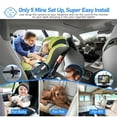 Baby Car Camera 43 Inch HD Night Vision Baby Monitor with Camera Safe