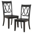 thumbnail image 6 of Home Square 7-Piece Set with Dining Table and 6 Dining Chairs in Brown, 6 of 13