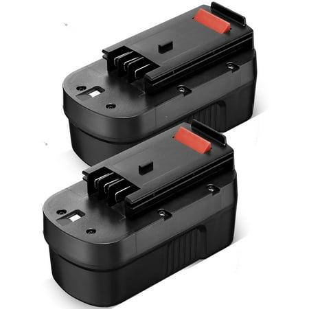 

2 Pack 4000mAh 18V Replacement Battery for Black & Decker HPB18 HPB18-OPE 244760-00 A1718 FS18FL FSB18 Firestorm Cordless Tools