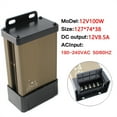 thumbnail image 2 of Alimentation 5V Transformateurs d'Éclairage Étanches pour Extérieur 15W 60W 100W, Facile à Utiliser, 2 of 4