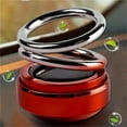 thumbnail image 3 of Solar Rotating Electroplated Car Perfume Accessory, Suspended Vehicle Decor with Fragrance Core, for Air Freshening, 3 of 4