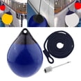 thumbnail image 1 of Boat Ball Anchor Buoy Float Docking with Inflatable Pin Protector Dock Float Marine Mooring Buoy for Fishing Small Boat Accessories Blue with Black Rope, 1 of 10