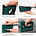 NEU MASTER Cordless Electric Staple Gun Kit, Liion Rechargeable, Heavy Duty for Wood